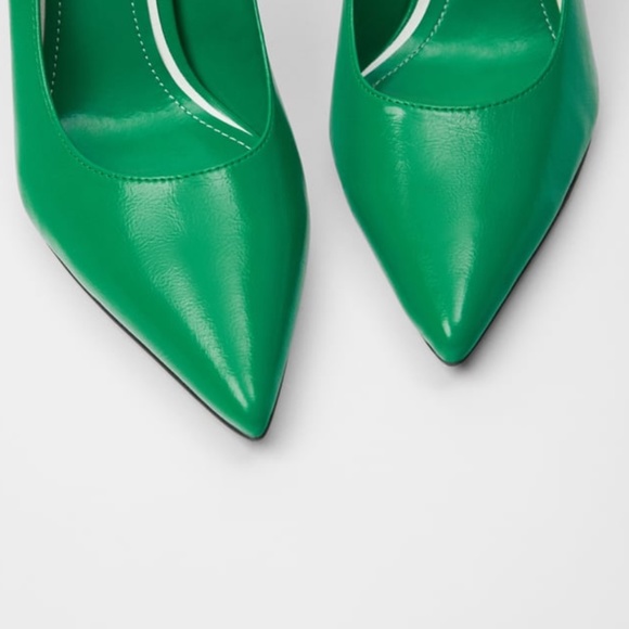 Zara Green Heels NWT - Picture 11 of 13